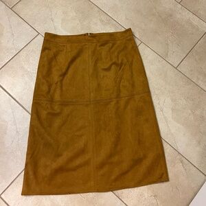 Joe Fresh faux suede skirt